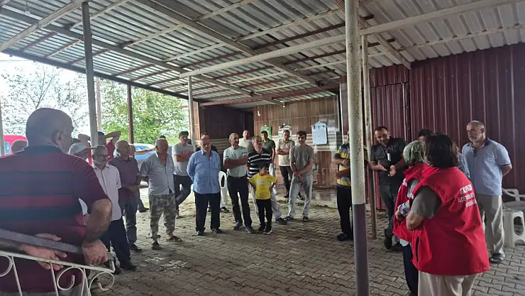 Salıpazarı'nda çiftçilere tarımsal bilgilendirme toplantısı