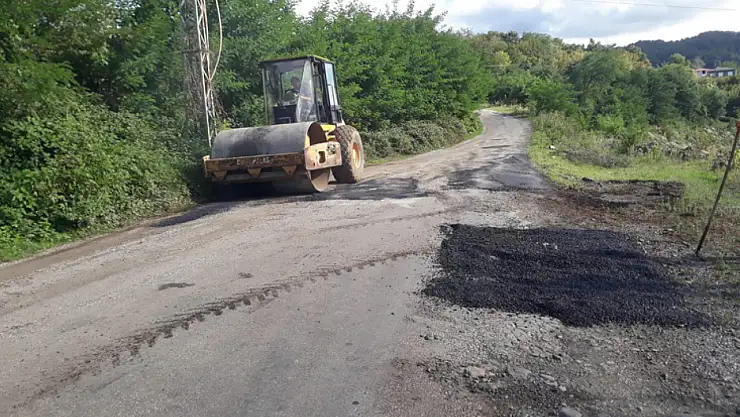 Salıpazarında yol çalışmaları hızla sürüyor!