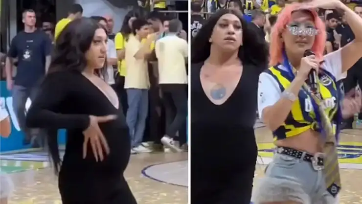 Şampiyonluk kutlamalarına damga vuran dansçı