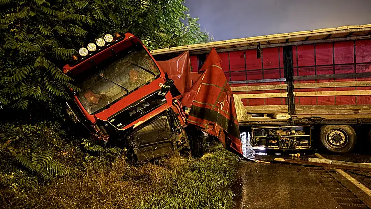 Samsun-Ankara Karayolu'nda Ulaşım Aksadı