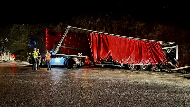 Samsun-Ankara yolunda korkutan kaza