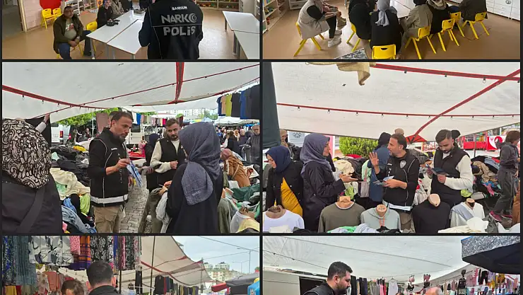 Samsun'da 660 kişi uyuşturucuya karşı bilgilendirildi