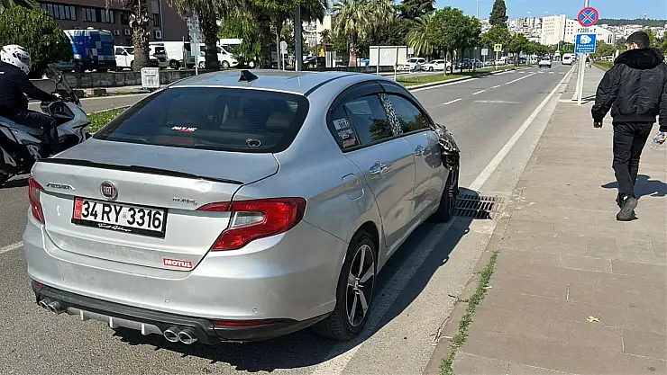 Samsun'da araç yayaya çarptı