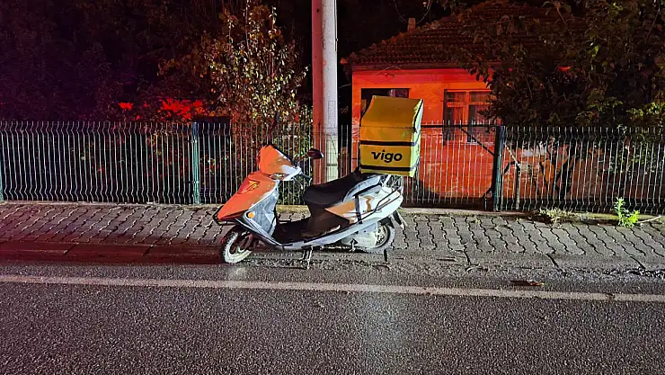 Samsun'da devrilen motosikletin sürücüsü yaralandı