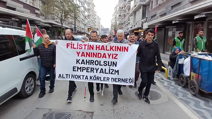 Samsun'da Dünya Barış Günü'nde Gazze mesajı