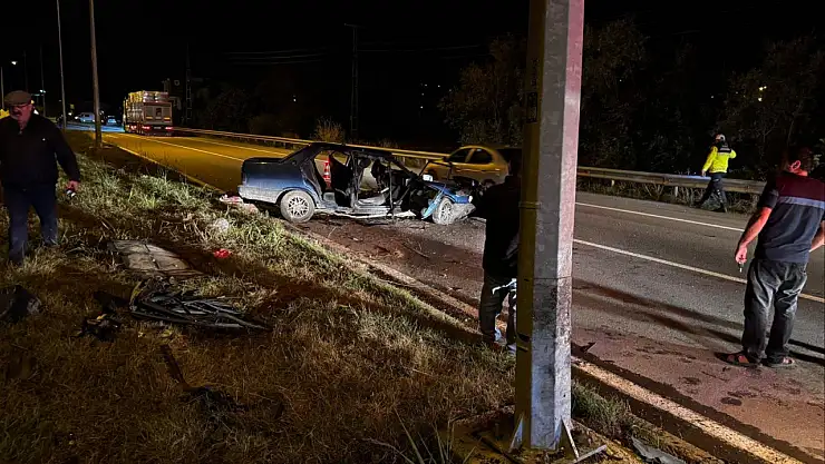 Samsun'da Gece Yarısı Feci Kaza