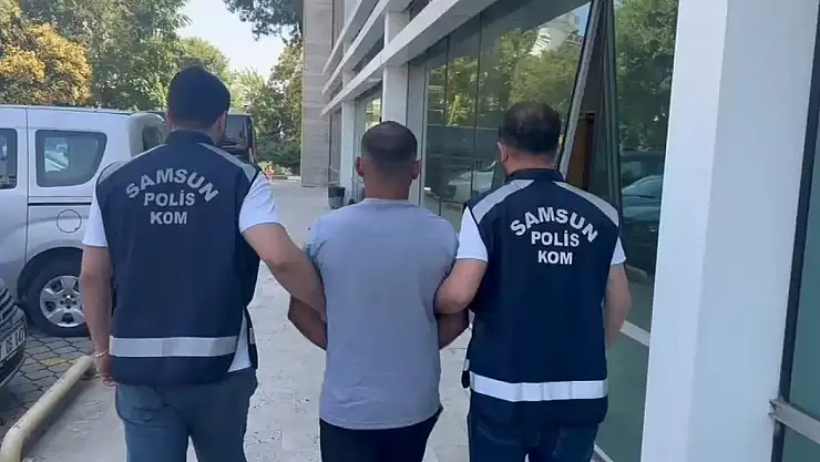 Samsun'da hapis cezası bulunan şahıs cezaevini boyladı