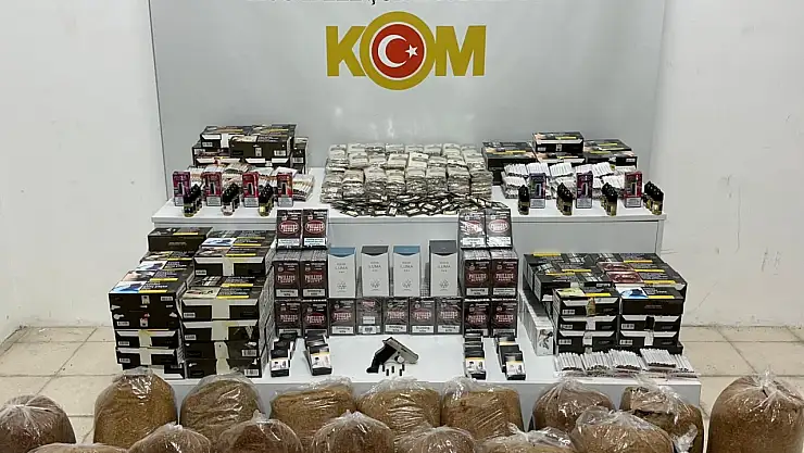 Samsun'da kaçak makaron ve tütün operasyonu!18 gözaltı