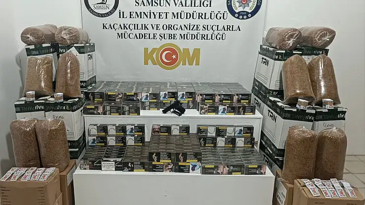 Samsun'da Kaçakçılık Operasyonu