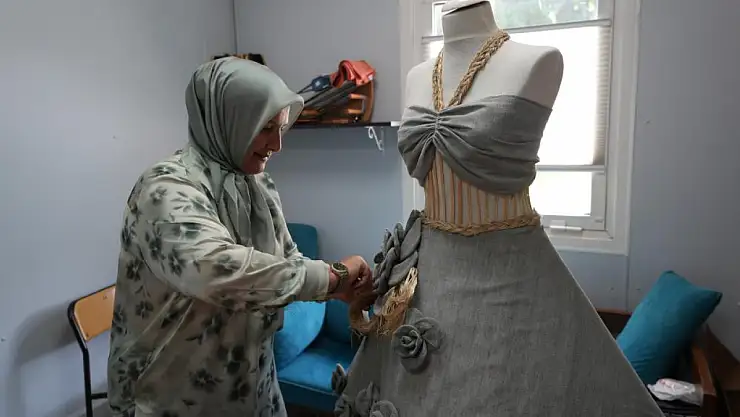 Samsun'da Kadın Eliyle Kenevirden Moda Üretiliyor
