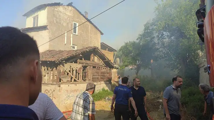 Samsun'da korkutan yangın