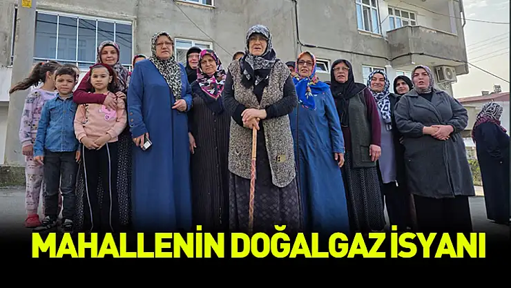 Samsun'da mahallenin doğalgaz isyanı