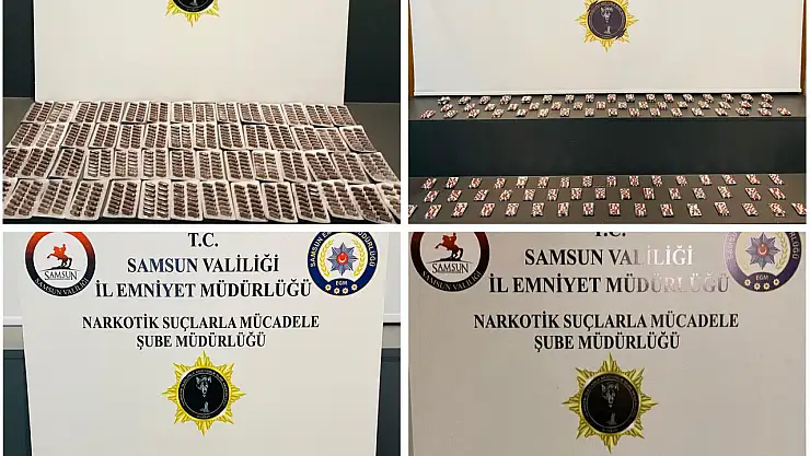 Samsun'da narkotik operasyonu