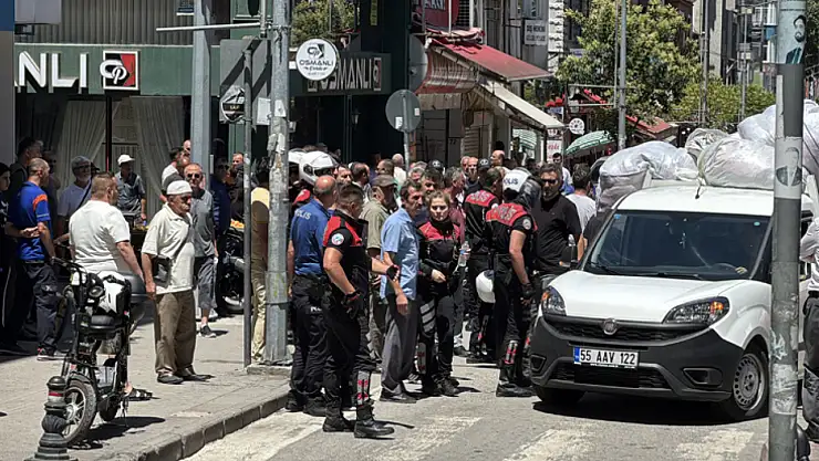Samsun'da polise mukavemet