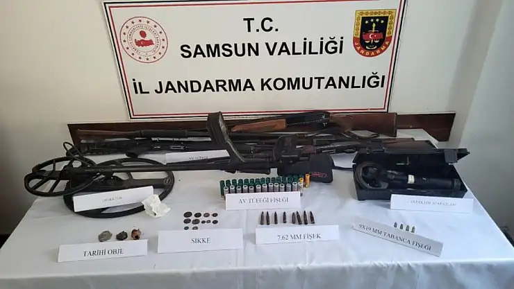 Samsun'da Tarihi Eser Kaçakçılığı Operasyonu: 4 Gözaltı