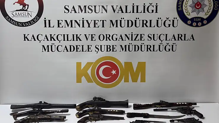 Samsun'da Tarihi Eser Operasyonu Yaptı