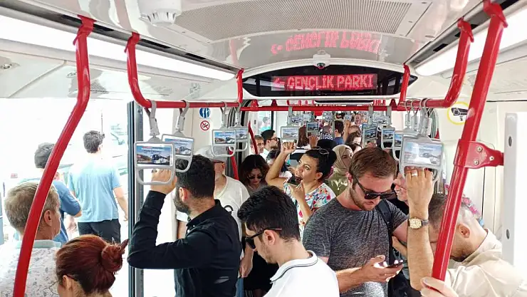 Samsun'da Tramvaylarda Klima Çilesi