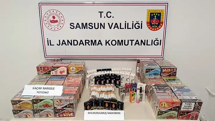 Samsun'da tütün kaçakçılığına darbe