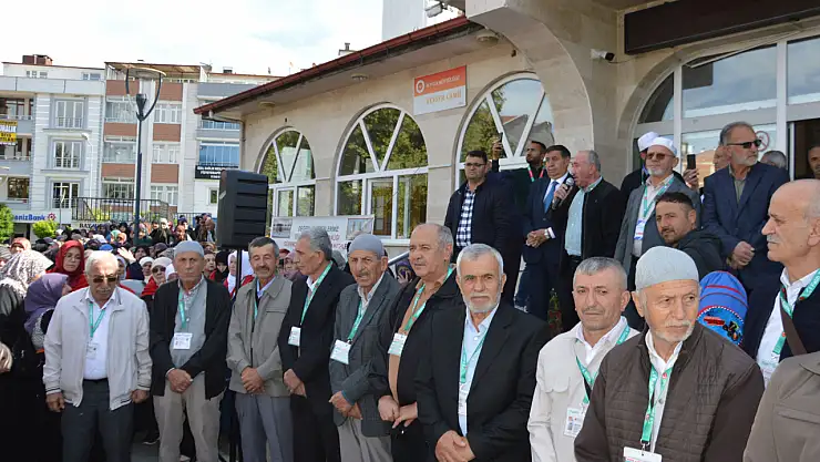 Samsun'da umreye gidecekler uğurlandı