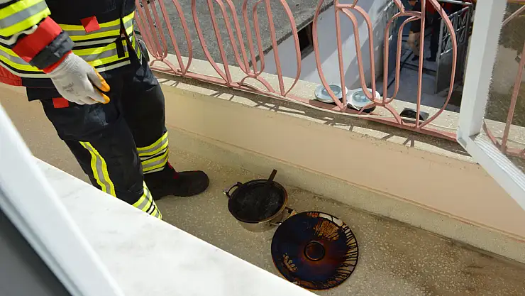 Samsun'da unutulan tencere ekipleri harekete geçirdi