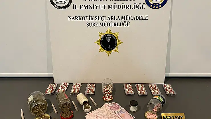Samsun'da uyuşturucu operasyonu
