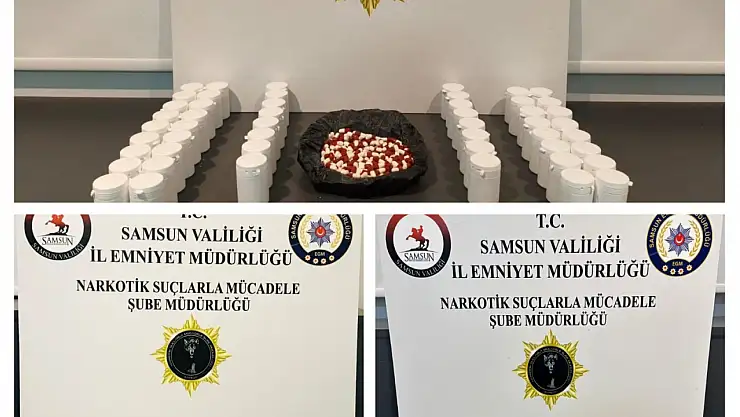 Samsun'da Uyuşturucu Operasyonu