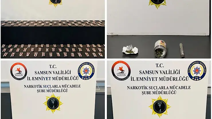 Samsun'da uyuşturucu operasyonu: 5 zanlı yakalandı