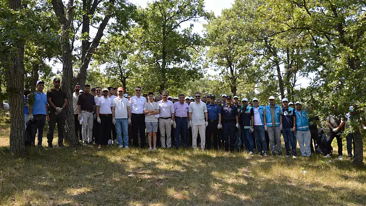 Samsun'da yangın riskine karşı doğa temizliği yapıldı