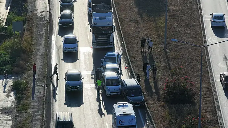 Samsun'da zincirleme trafik kazası