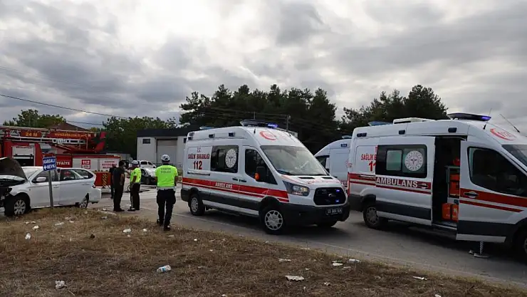 Samsun'da zincirleme trafik kazası: 6 yaralı