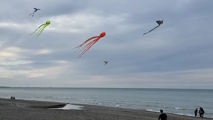 Samsun'un semalarını uçurtmalar renklendirdi