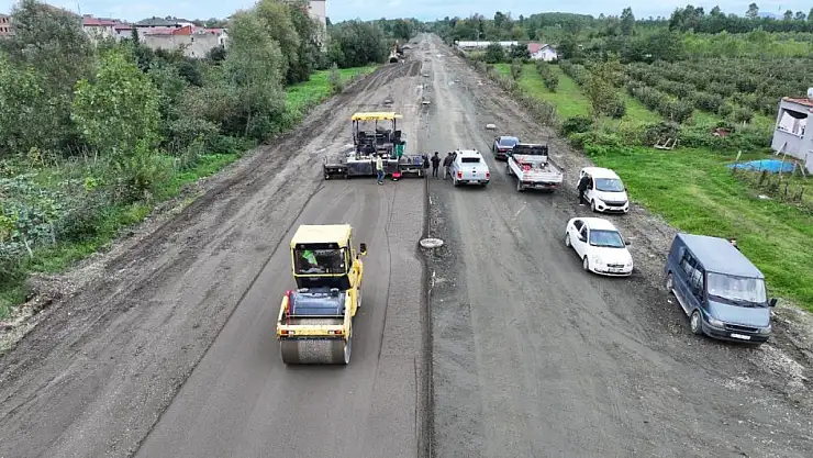 Samsun'un Terme ilçesinde yeni bulvar projesi başladı