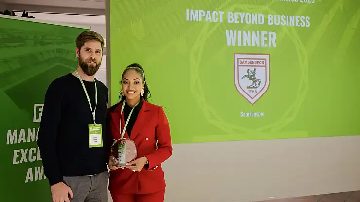 Samsunspor'a mor forma projesiyle iki uluslararası ödül