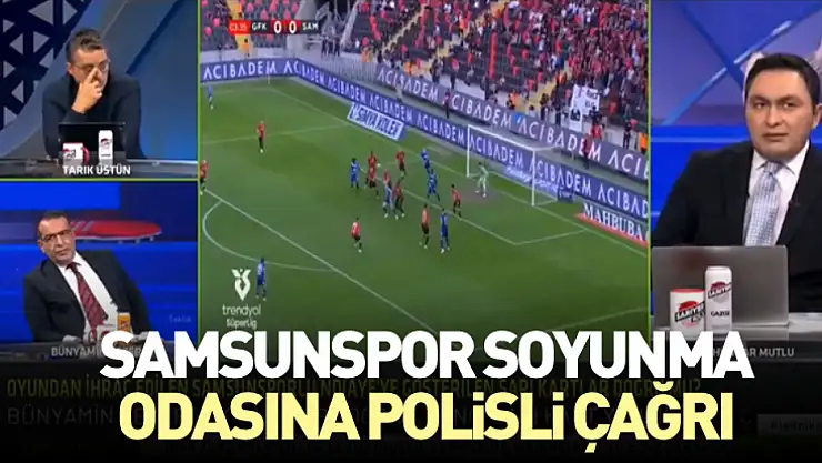Samsunspor Soyunma Odasına Polisli Çağrı