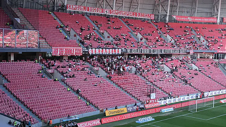 Samsunspor taraftarı nerede? Tribünler neden boş!