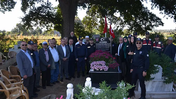 Şehadetinin 39. yılında kabri başında anıldı