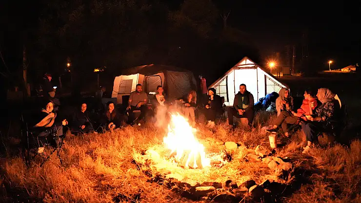 Şenyayla doğaseverlerin kamp mekanı oldu
