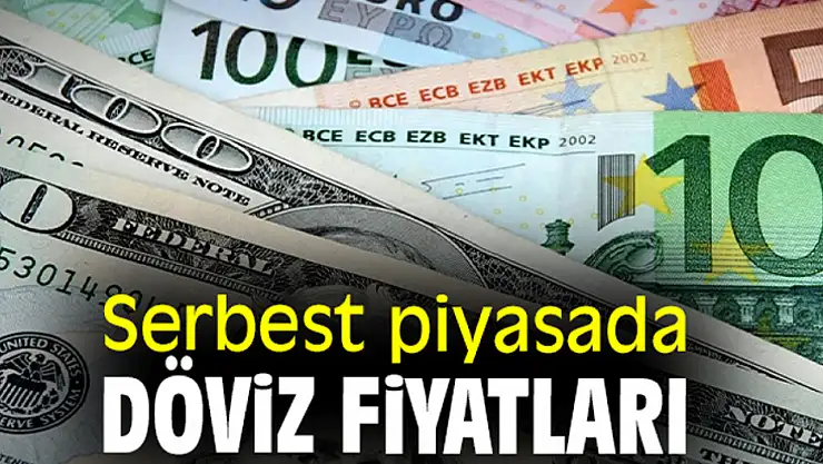 Serbest piyasada döviz fiyatları