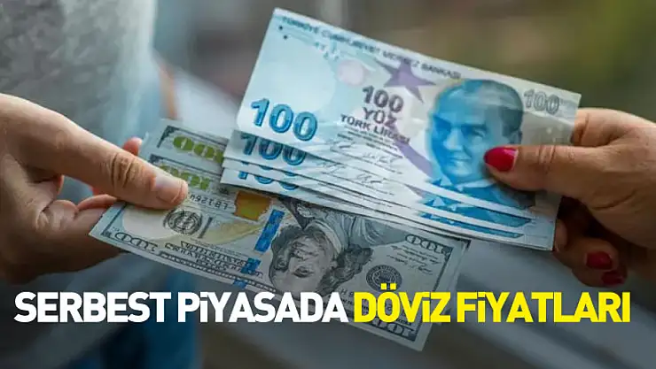 Serbest piyasada döviz fiyatları