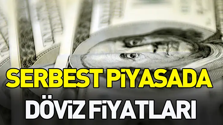 Serbest piyasada döviz fiyatları