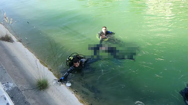 Serinlemek için girdiği su kanalında canından oldu