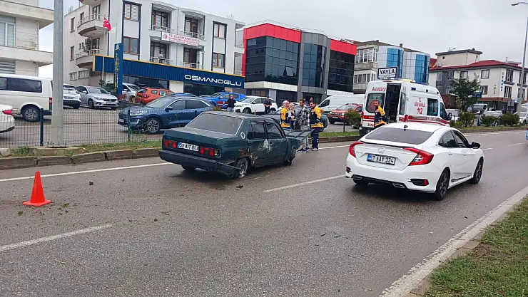 Sinop-Samsun karayolunda zincirleme kaza