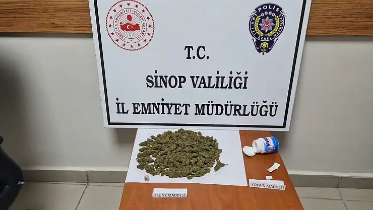 Sinop'ta uyuşturucu operasyonu: 2 kişi gözaltına alındı