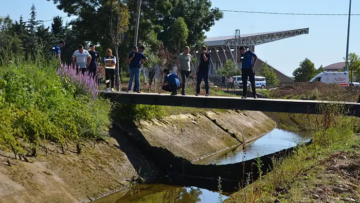 Sulama kanalında ceset bulundu
