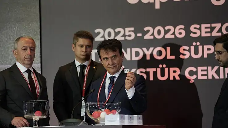 Süper Lig'de yeni sezon fikstürü belli oldu