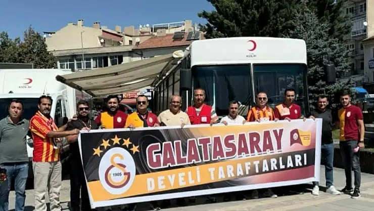 Taraftarlar kan bağışı için yarıştı