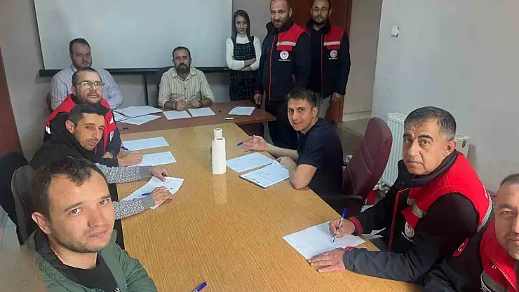 Tarım ve Orman Müdürlüğü personellerine iş güvenliği eğitimi