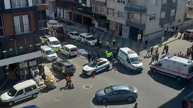 Tekirdağ'da çöp kamyonu yaşlı adama çarptı: 1 ölü