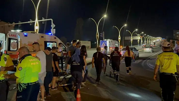 Ters yöne giren otomobil kaza yaptı