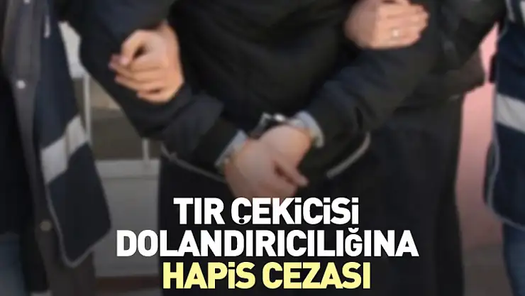 Tır çekicisi dolandırıcılığına hapis cezası